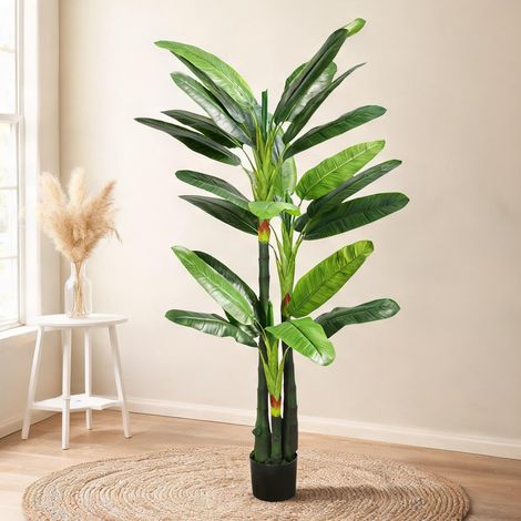 Plante artificielle verde en peva PE 70 x 60 x 180 cm (1/5)