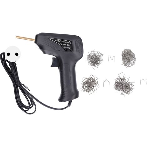 de soudage plastique avec agrafeuse robuste et pratique kit
