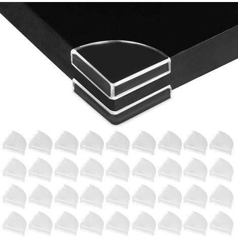 [Confezione da 36] Paraurti perimetrale trasparente ultrasottile con protezioni angolari (1/3)