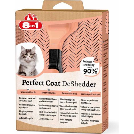 Spazzola 8in1 Perfect Coat con manico ergonomico per gatti (1/2)