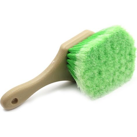 Brosse Pour Jantes Et Pneus - Poils Souples Résistants Aux Produits Chimiques - Manche Court Pour Nettoyage Précis - 1 Pièce (1/4)