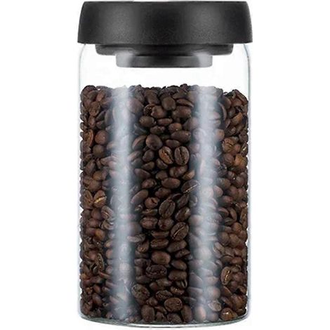 Pot de conservation sous vide pour café en grains, céréales, bonbons, etc. (1200 ml) (1/5)