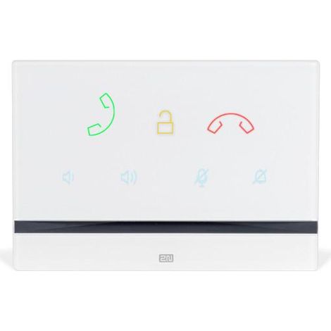 2N 91378401WH Indoor Talk Unita' Audio per Interni Citofono SIP Montaggio a Parete o Incasso colore Bianco (1/4)