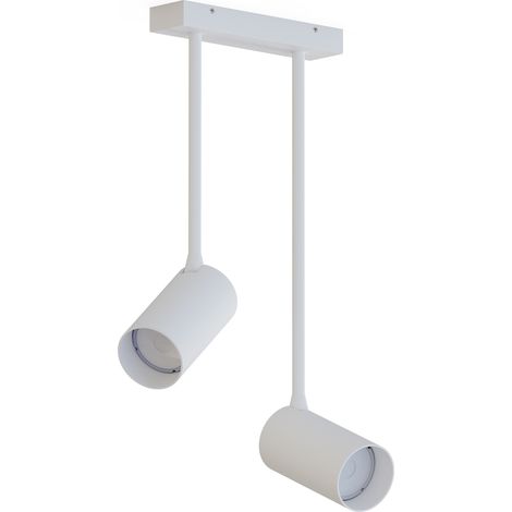 Plafonnier spots LED Nowodvorski Mono blanc acier 2xGU10 (1/2)