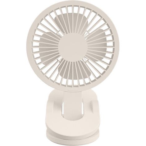Ventilateur à pince de 12,7 cm (5 pouces) pour poussette, alimenté par USB, ventilateur de refroidissement portable à 3 vitesses (1/4)