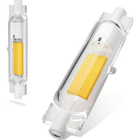 Ampoules LED R7S 78 mm à intensité variable 20 W, équivalent à une ampoule halogène 200 W, blanc chaud 2000 K, lot de 2 (2025) (1/5)