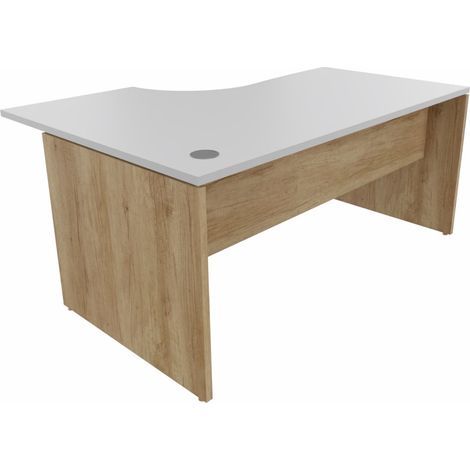 Bureau compact individuel pieds panneaux Serenity (1/5)