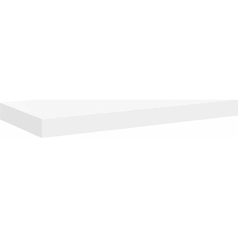 Maison Exclusive - Schweberegal Weiß 50x23x3,8 cm MDF