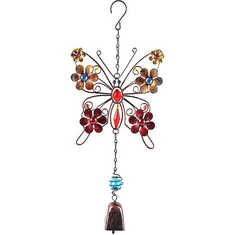 Carillon papillon, décoration intérieure et extérieure, papillon en métal (1/5)
