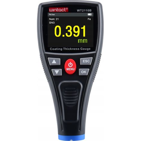 Misuratore di spessore della vernice, tester per rivestimenti, USB, app per PC (1/5)