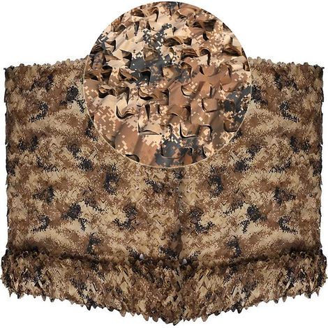 Filets de camouflage - Idéal pour la chasse en camping avec parasol,2x2m (1/5)