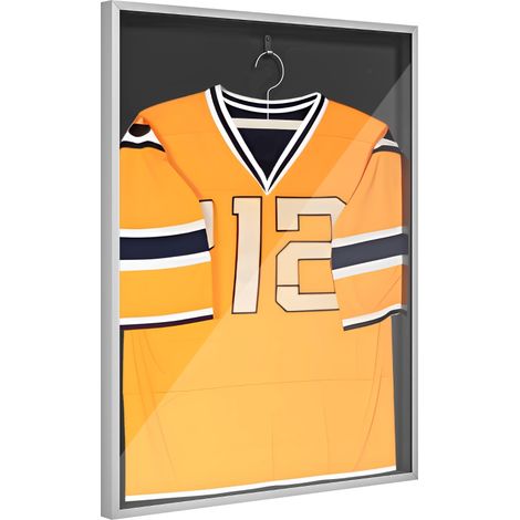Frame box T-frame cadre aluminium pour maillot porte acrylique doublure interne feutre 70 x 90 cm (1/5)