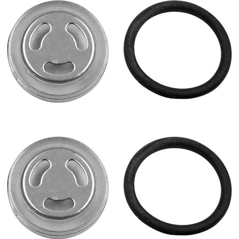 Kit de réparation de joint de voyant de moto, 2 pièces, diamètre 18 mm, pour réservoir de maître-cylindre de frein avant et arrière (1/5)