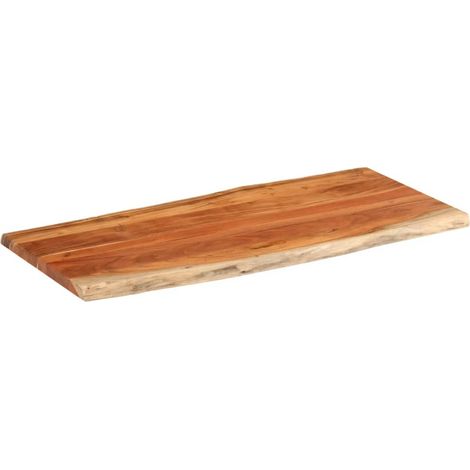 Maison Exclusive - Piano Tavolo 140x60x3,8 cm Rettangolare Legno Acacia Bordi Vivi