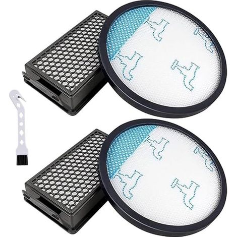 2 jeux de filtres RO4825,filtres de rechange pour aspirateur Rowenta Compact Power XXL RO4811EA RO4823EA RO4825EA RO4826EA RO4853EA RO4855EA RO4859EA RO4871EA RO4881EA,pièces détachées ZR780000 (1/5)