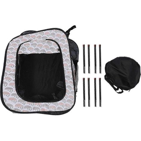 Parc pour animaux de compagnie pliable, fermé, portable et respirant en tissu Oxford 600D pour chats et chiens, adapté à une utilisation intérieure et extérieure. (1/5)
