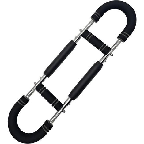 Attrezzo per esercizi Twister Arm - Barra di allenamento a molla regolabile per il rafforzamento di avambracci, tricipiti e pettorali, attrezzo fitness portatile per uso domestico. (1/5)
