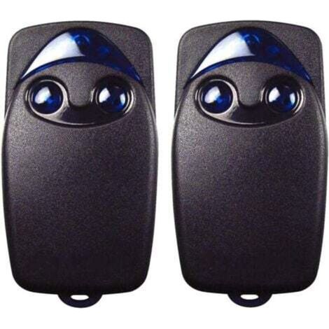 x Flo2r-s 433.92 MHz 2-button electric garage door remote control, compatible with the Nice Remote garage door remote control