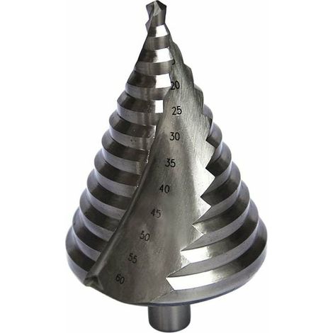 Hochgeschwindigkeits-Titanstahl-Stufenbohrer, HSS-Spiralbohrer, Mehrlochschneiden, 6 mm–60 mm Lochgröße, insgesamt 12 Stufen, Erweiterung, Metallblech, PCV, Holzbearbeitung
