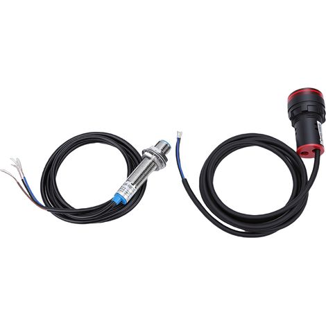 Tachymètre LED interrupteur de proximité Hall capteur magnétique 4 chiffres rouge RPM compteur de vitesse NPN pour armoire de commande de boîte de Distribution de navire. (1/5)
