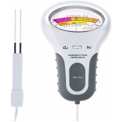BUNTHAUS Lntyq Testeur numérique de qualité de l'eau - PH et chlore CL2 - Analyse numérique de la qualité de l'eau - Pour piscine, spa, jacuzzi, etc (1/5)