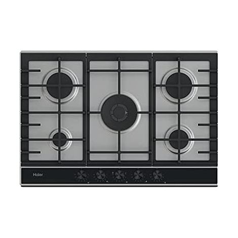 Haier Series 4 HAHG7W5XH Acier inoxydable Intégré 74.5 cm Gaz 5 zone(s) (1/5)