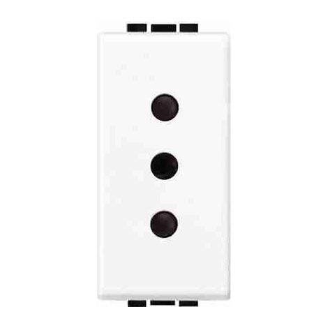 BTIN4113 2P+T 10A 250Vac Steckdose - 19mm Rastermaß