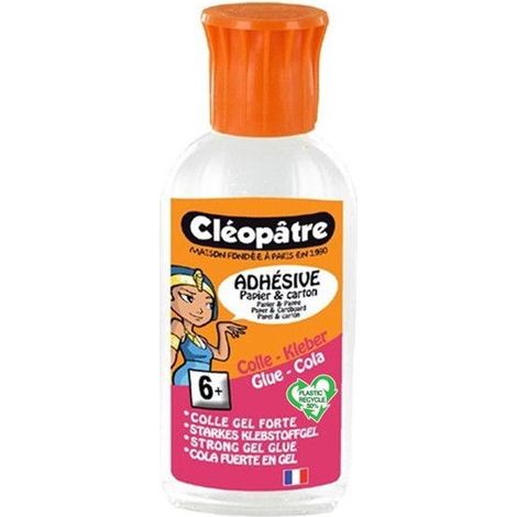 Colle - Cléopatre - Transparente - 55 gr - Multi-usage pour enfants