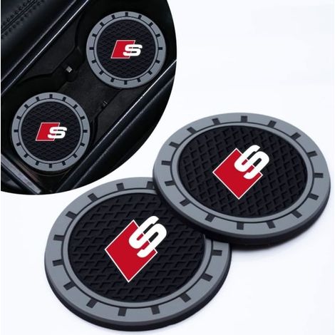 Porte-gobelet Audi S-Line, porte-boisson pour Audi S-Line S1 S4 S3 S4 S5 S6 S7 S8 SQ4 SQ5 SQ7 SQ8, porte-gobelets antidérapants NOM (1/5)