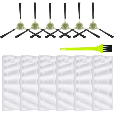 Accessoires Filtre pour Lefant M210P / M210 Pro, 6 Filtre Hepa 6 Brosses Latérales Robot Aspirateur Pièces de rechange (1/5)