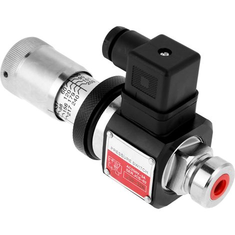 Relais hydraulique à tube traversant JCS-02N, valve de commutation de pression 30-210 kg/cm² (1/5)