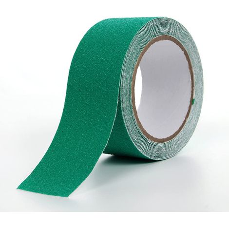 Anti-Rutsch-Treppenband, selbstklebendes Anti-Rutsch-Klebeband, selbstklebendes Anti-Rutsch-Klebeband, Anti-Rutsch-Sicherheitsband, für Innen- und Außentreppen, wasserdicht, 2,5 cm × 5 m, grün
