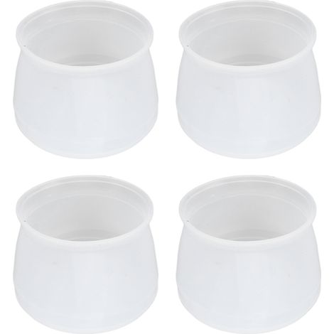 4 coussinets en silicone souple pour pieds de chaise, protection sol, anti-bruit, résistants à l'usure, patins de meuble, lot de 4 (1/5)