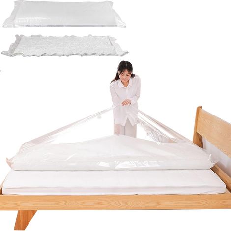 Grand sac de rangement sous vide pour matelas et vêtements, étanche, peu encombrant, 179,8 x 84,8 x 30 cm-AquaForge