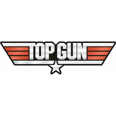 Adesivo TOP GUN per moto, auto, casco