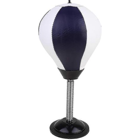 Mini sac de frappe de bureau pour adultes, en PVC, pour soulager le stress et améliorer la coordination œil-main, accessoire de fitness, 15 x 15 x 36 cm, vendu à l'unité. (1/5)