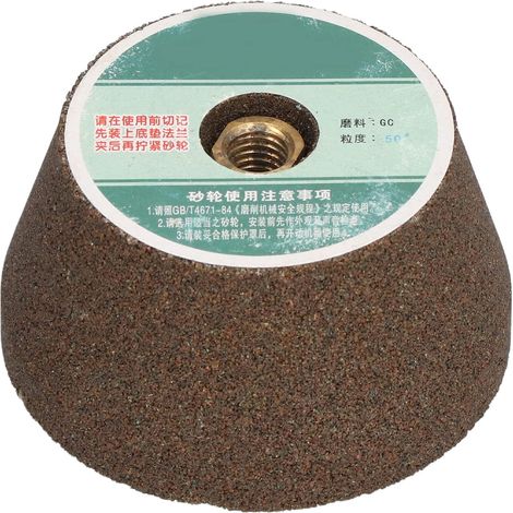 Meule Épaissie 50 Mesh, Effet de Carbure de Silicium Taux D'enlèvement élevé épaissir la Meule, pour Tête de Polissage de Meuleuse D'angle, Outils De Ponçage (1/5)