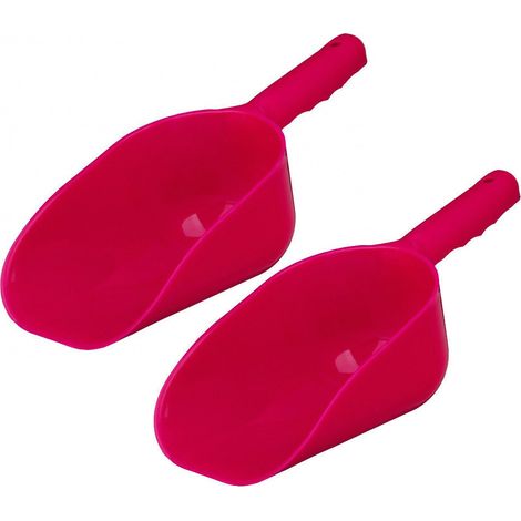 2 Pelles Hoggi pour la nourriture ou la litière, Taille  L, couleur aléatoire - animallparadise