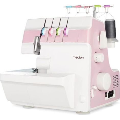 Medion SO 90 Overlockmaschine Rosa 91W 1200 U/min LED (1/5)