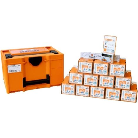 Heco Schrauben – Coffret promotionnel HECO Menuisier – Systainer3 M237 – 4900 vis à tête fraisée HT-plus – Accessoires inclus (1/2)