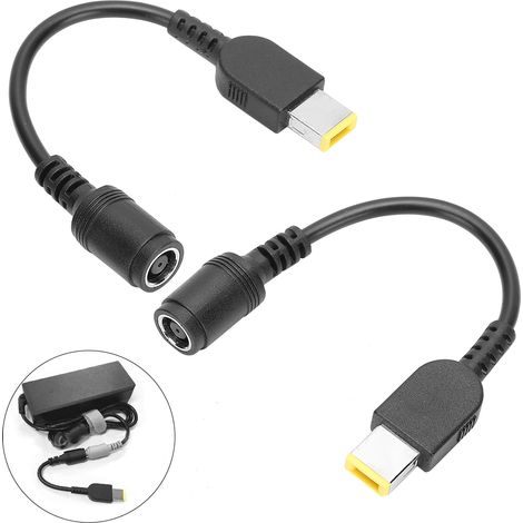 Adaptateur Secteur 5.5x2.1mm vers 7.9x5.5mm pour Lenovo ThinkPad X1, X240, G405 - 2 Pièces (1/5)