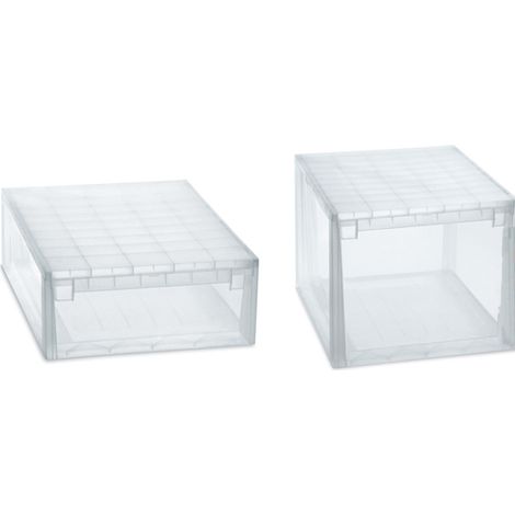 Terry 52XXL Light Drawer Cassetto Multiuso 50 L Impilabile Estraibile Modulabile colore Trasparente