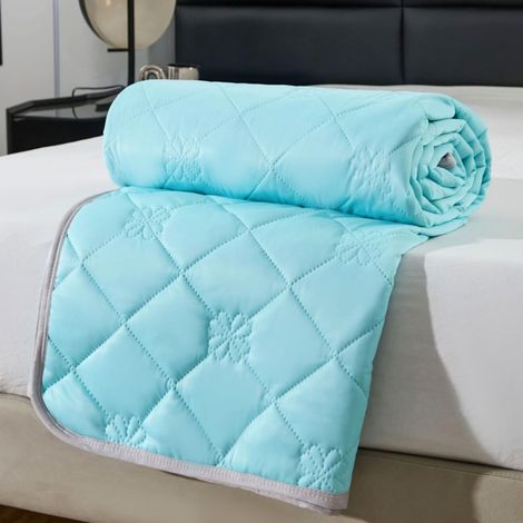 Couette Été Légère et Fine Microfibre pour Lit 1/2 Personnes Lavable en Machine,Couette d’Été Ultra Douce pour Chambre et Salle de Séjour, Style de Motif (Vert,150x200CM) (1/5)