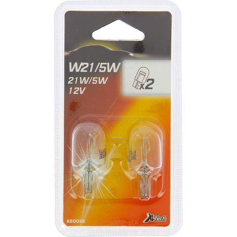 2 Ampoule W21/5W, 12V, Feux Stop, Clignotants, Véhicule