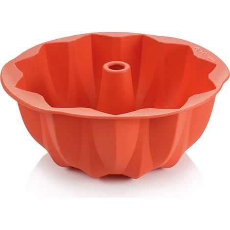 Tescoma 629416 Silicon Prime Stampo Ciambella Alto, Raggi, 24 cm (1/4)