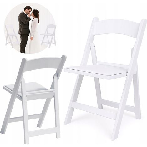 SILLA PLEGABLE DE JARDÍN DE CATERING DE BANQUETE DE BODA BLANCA (1/5)