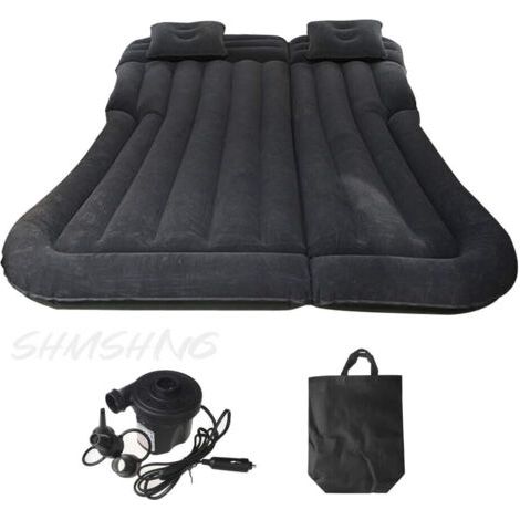 royaluxe-Matelas gonflable pour voiture 175x135 cm – Flocage PVC antidérapant – Gonflage rapide avec pompe électrique – Charge maximale 300 kg - Souffleur60-75W