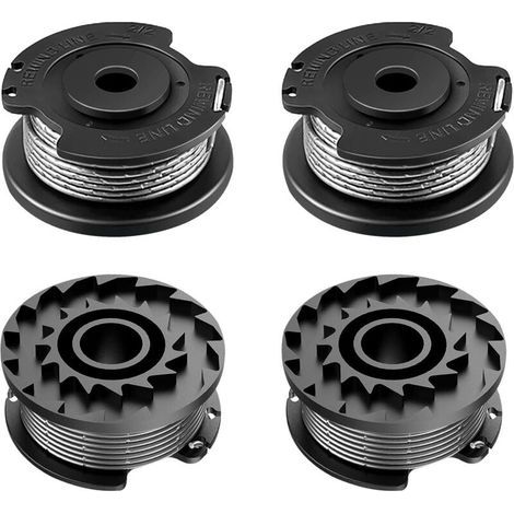 Bobine de Fil Convient pour Bosch F016800569/F16800385,Rechange Coupe Bordure pour Bosch EasyGrassCut 18/18-230/18-26/18-260/23/26/18V-230/18V-26/18V-260, Art 23SL/26SL/2300/23-28(4 Bobine) (1/5)