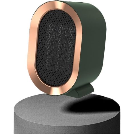 Chauffage 1200W Économique Silencieux pour Chambre Salle de Bain avec Protection Surchauffe et Renversement, Vert (1/5)
