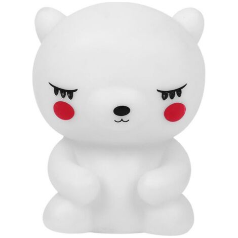 Led Enfants Veilleuse Ours Mignon Lampe En Forme De Nuit En Silicone Pour Veilleuse Chambre Enfants Chambre Salon, Type 3 (1/5)